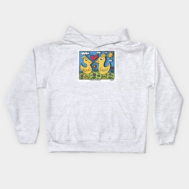 james rizzi Kids Hoodie by Kollagio